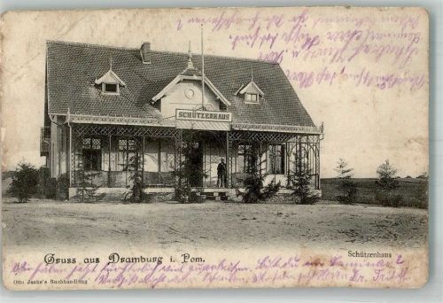 Dramburg 1905 Gasthaus Schützenhaus
