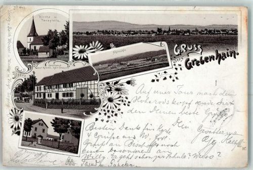 Grebenhain 1903 Kirche Tanzplatz Gasthaus Zur Krone Karl Strauch Ahlmühle Forsthaus