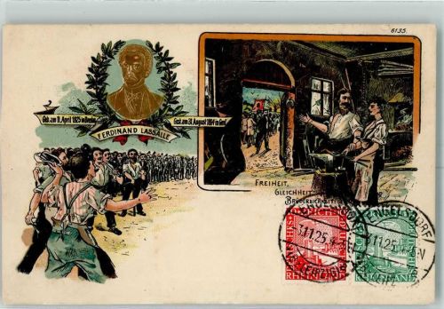 Verlag Bruno Bürger 6135 Schmied AK Arbeiterbewegung Lithographie