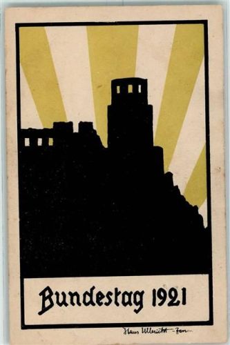 Heidelberg Bundestag 1921 Bund Deutscher Jugendvereine