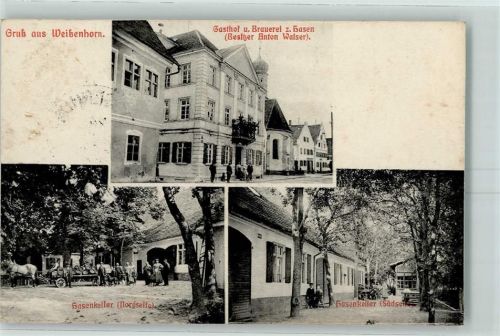 Weißenhorn Gasthaus Brauerei Zum Hasen Bes Anton Walser Hasenkeller