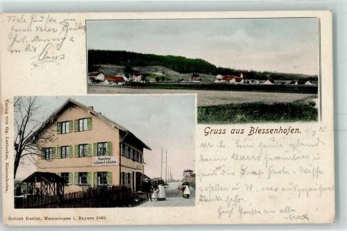 87640 W8954 Biessenhofen 1903 - Handlung v. Georg Lerbscher