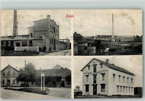 26340 W2932 Zetel 1910 - Filzschuh Fabrik Heinrich Bülthoff AK