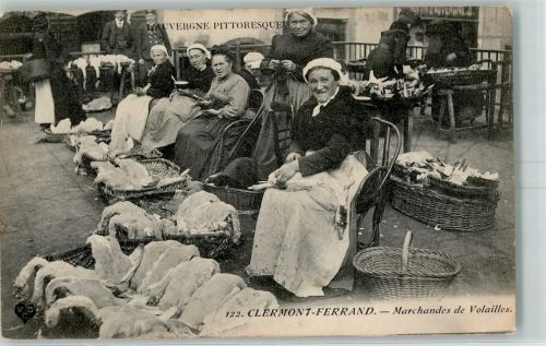 Clermont-Ferrand 1910 Marchandes de Volailles Marktszene AK