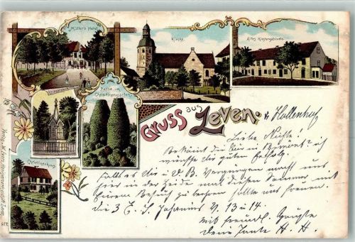 Zeven 1898 Gruss aus Kriegerdenkmal Hotel Müller , Kloster AK