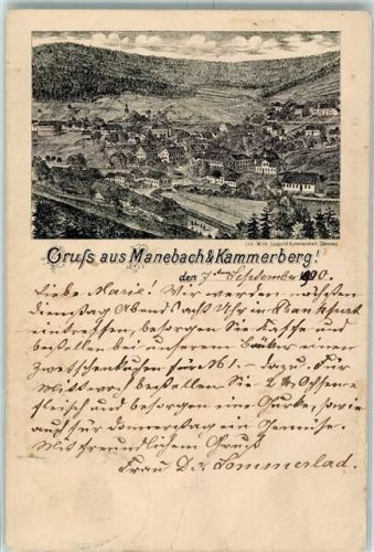 98693 O6313 Manebach 1911 Gebrauchsspuren