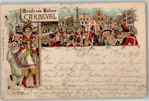 Köln Stadt 1896 Kölner Karneval