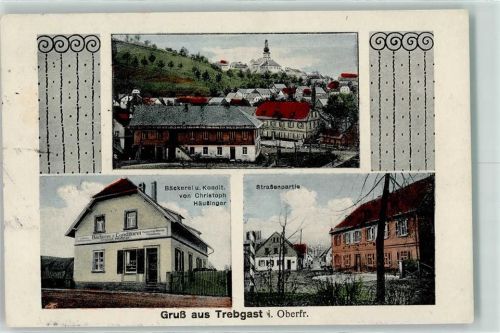 95367 W8651 Trebgast - Bäckerei Konditorei Christoph Häußinger Bahnpost Nürnberg - Hof