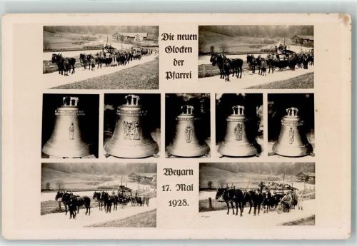 Weyarn Neue Glocken der Pfarrei 17. Mai 1928