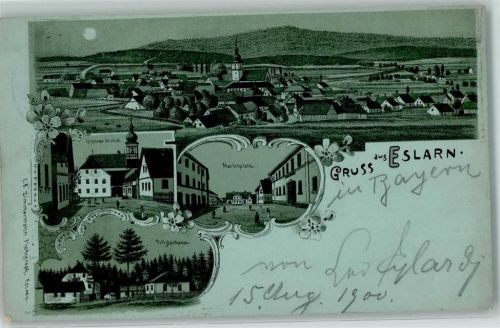Eslarn 1900 Unterer Winkel Marktplatz Tillyschanze