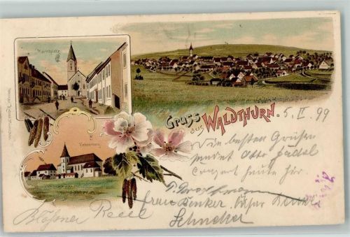 Waldthurn 1899 Marktplatz Fahrenberg