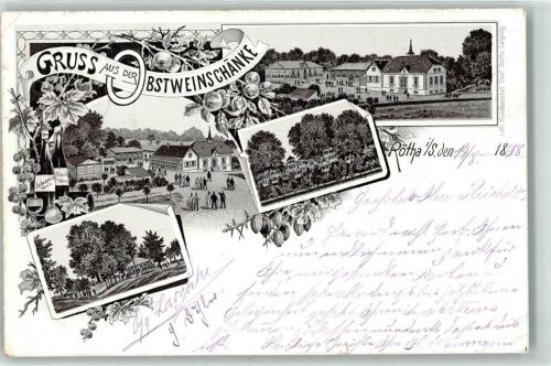 Rötha 1898 Obstweinschänke