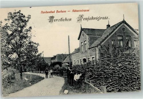 26969 W2890 Burhave , Kr Wesermarsch 1915 - Achternstraße