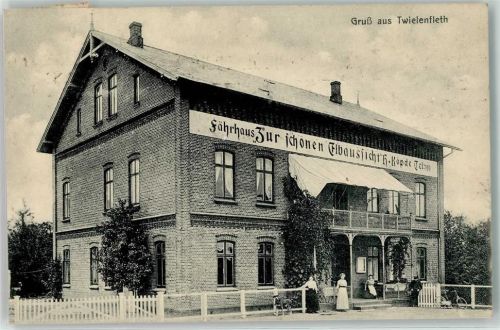 21723 W2161 Twielenfleth , Kr Stade - Fährhaus Zur schönen Alsaussicht H. Köpcke