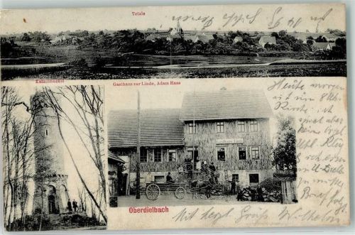 Oberdielbach Katzenbuckel Turm Gasthaus Zur Linde Adam Haas