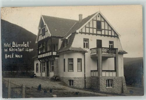 33189 W4797 Kohlstädt Foto AK Hotel Bärental E. Voss