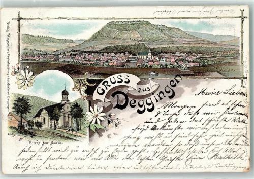Deggingen 1897 Kirche Ave Maria