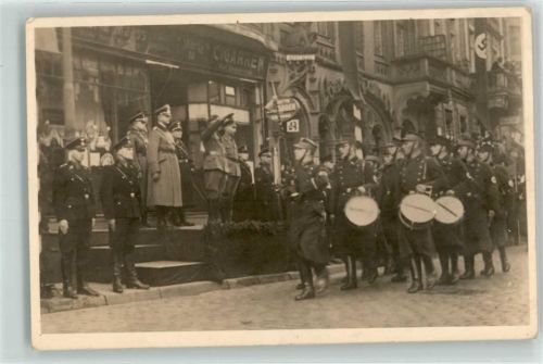 Minden Der Spielmannszug 1938 vor den Gauleitern