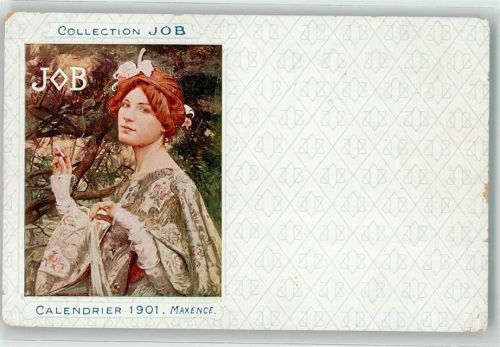 1899 Calendrier 1901 sign. Maxence Jugendstil
