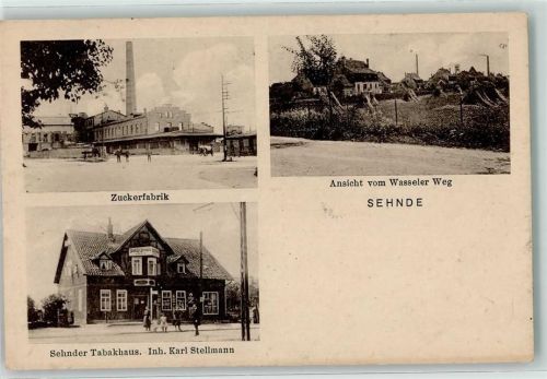 Sehnde Zuckerfabrik Wasseler Weg Sehnder Tabakhaus Karl Stellmann