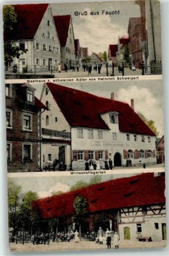 Feucht Gasthaus Zum schwarzen Adler Heinrich Schweigert