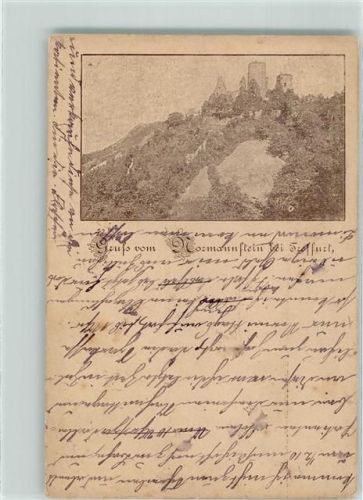 99830 O5908 Treffurt - Burg Normannstein Vorläufer