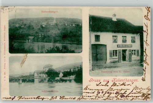 Hohentengen 1901 Handlung K. Huber Schloss Röhle