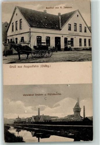 26689 W2913 Augustfehn - Gasthaus R. Janssen Warsteiner Gruben- und Hüttenwerke