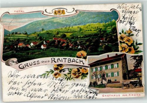 79650 W7860 Raitbach im Wiesental - Gasthaus Zur Krone
