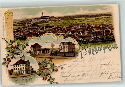 Ochsenhausen Bahnhof Hotel Rathaus Schwäne