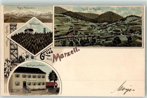 Marzell Alpen-Panorama Hochblauen Gasthaus Zur Sonne Aussichtsturm