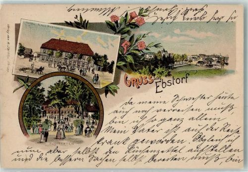 Ebstorf 1899 Hotel Altes Posthaus Postgarten