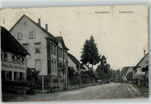 71296 W7258 Heimsheim - Gasthaus Rose Adolf Schmälzle