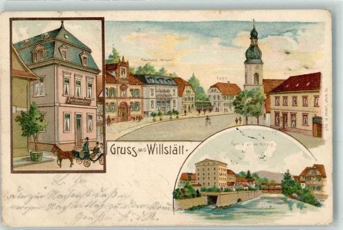 Willstätt 1904 Gasthaus Zur Germania Kinzig