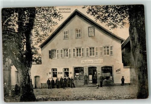 67595 W6521 Bechtheim , Rheinhess - Geschäft Philipp Stoll Emailleschild Soldaten