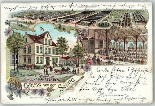 Sennelager 1903 Gasthaus Gartenhalle J. Dautzenberg Senne Truppenübungsplatz
