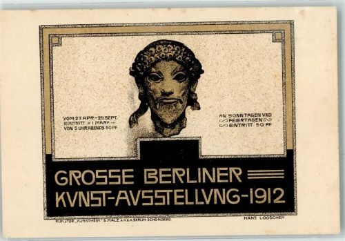Berlin, unsortiert Kunst-Ausstellung 1912 Hans Looschen