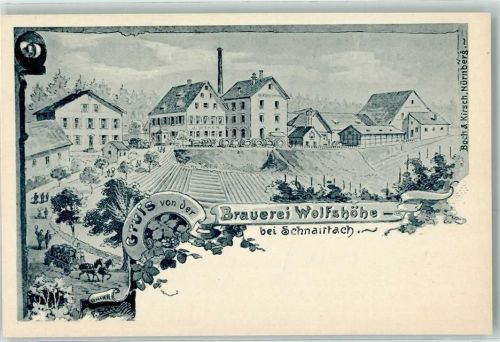 Schnaittach Brauerei Wolfshöhe sign