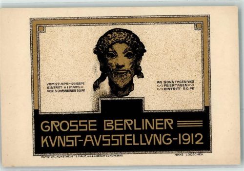 Berlin, unsortiert Kunst-Ausstellung 1912 Hans Looschen