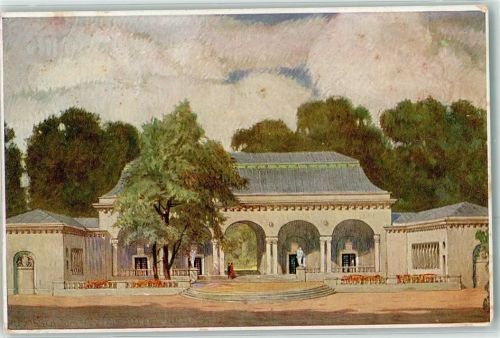 Köln Stadt Ausstellung 1914 Sächsisches Haus Architekten William Lossow und Max Hans Kühne Serie I Nr 6