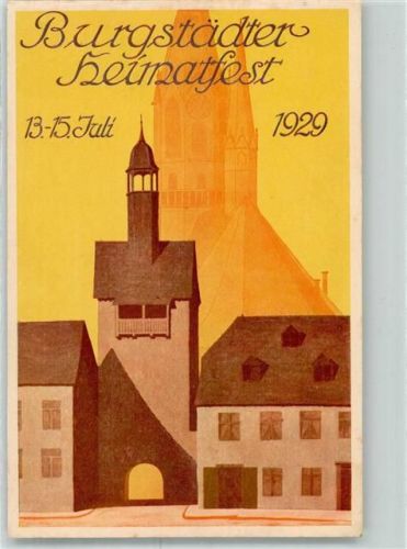 Burgstädt Heimatfest Juli 1929