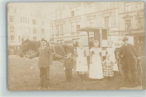50667 W5000 Köln Ehrenfeld 401 1912 Privatfoto AK Kutsche Ort handschriftlich