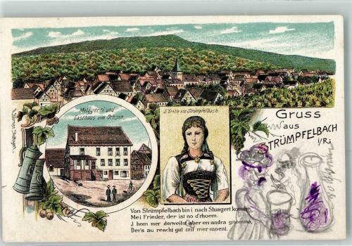 Strümpfelbach Metzgerei Gasthaus Zum Ochsen Gretele