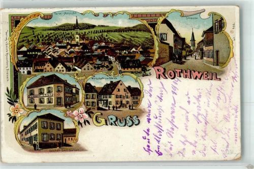 Oberrotweil 1914 Bierbrauerei Brem Judaika Gasthaus Zum Bären Geschäft Emil Güller