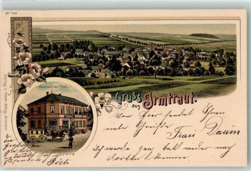 Irmtraut 1906 Gasthaus Zur Post Postkutsche