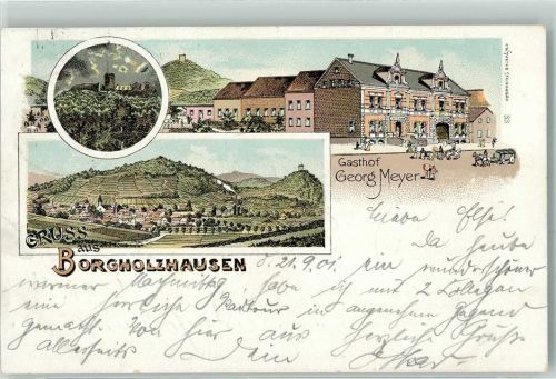 Borgholzhausen 1901 Gasthaus Georg Meyer