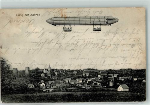 04655 O7234 Kohren-Sahlis 1911 - Luftschiff Zeppelin
