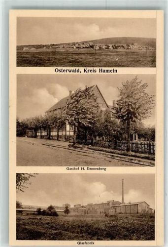 Osterwald Gasthaus H. Dannenberg Glasfabrik