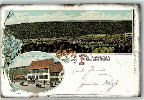 Fahrnau 1901 Gasthaus Zum Löwen