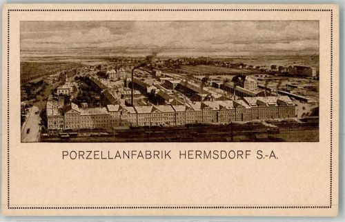 07629 O6530 Hermsdorf , Thür - Porzellanfabrik